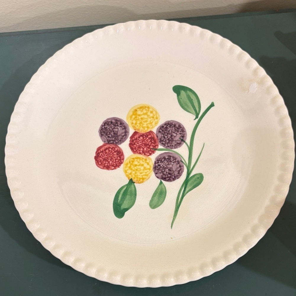 Vintage Ucagco Underglaze Hand-painted Floral Design Dishes - Set of 4
